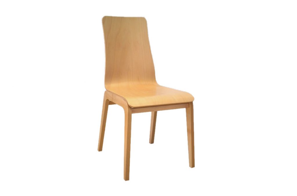 Stolička AUBURN celá z dreva.