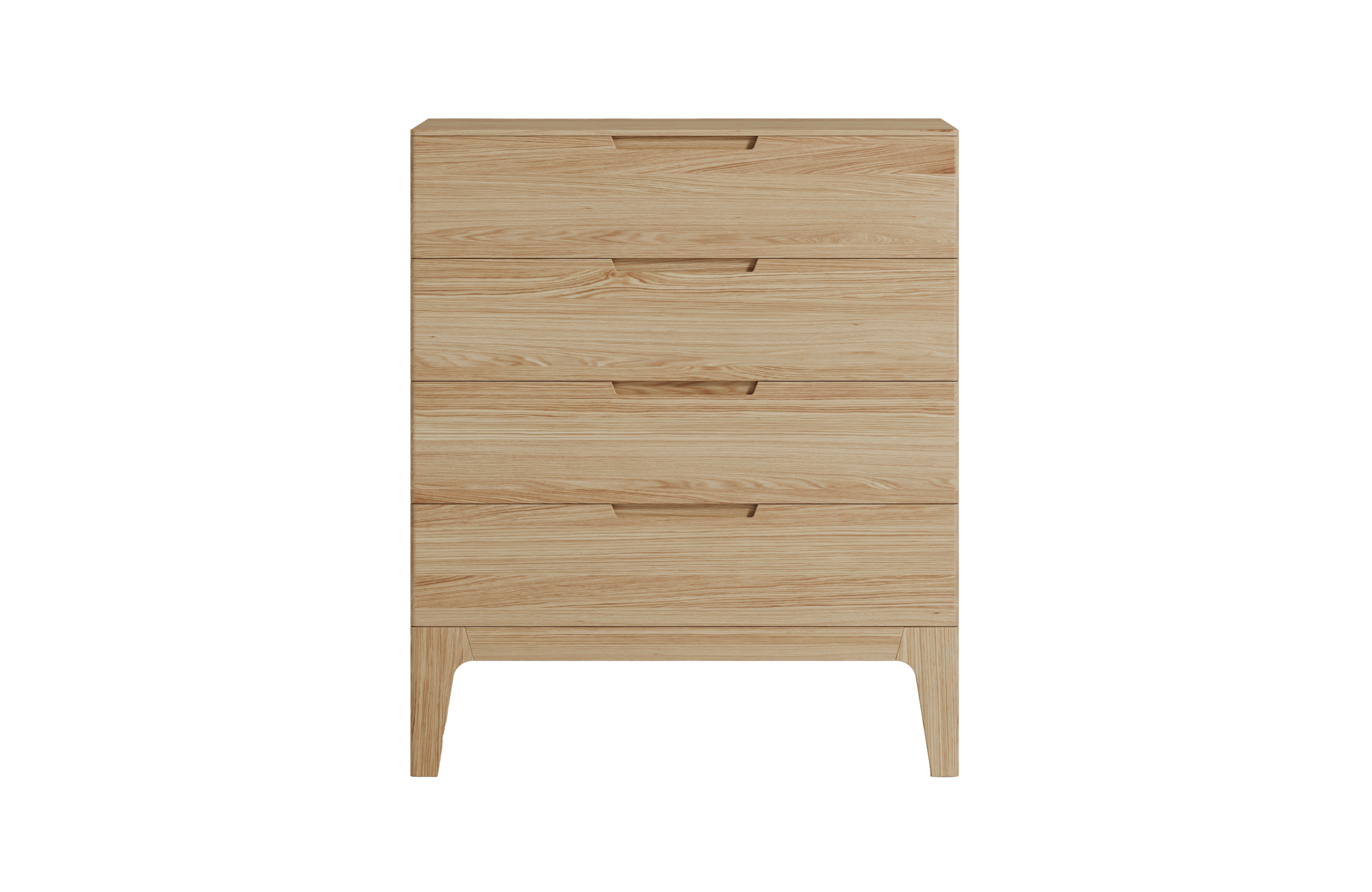 komoda-avita-4-zasuvkova-lunasedacky-dub Komoda AVITA 4-zásuvková – Obrázok 1